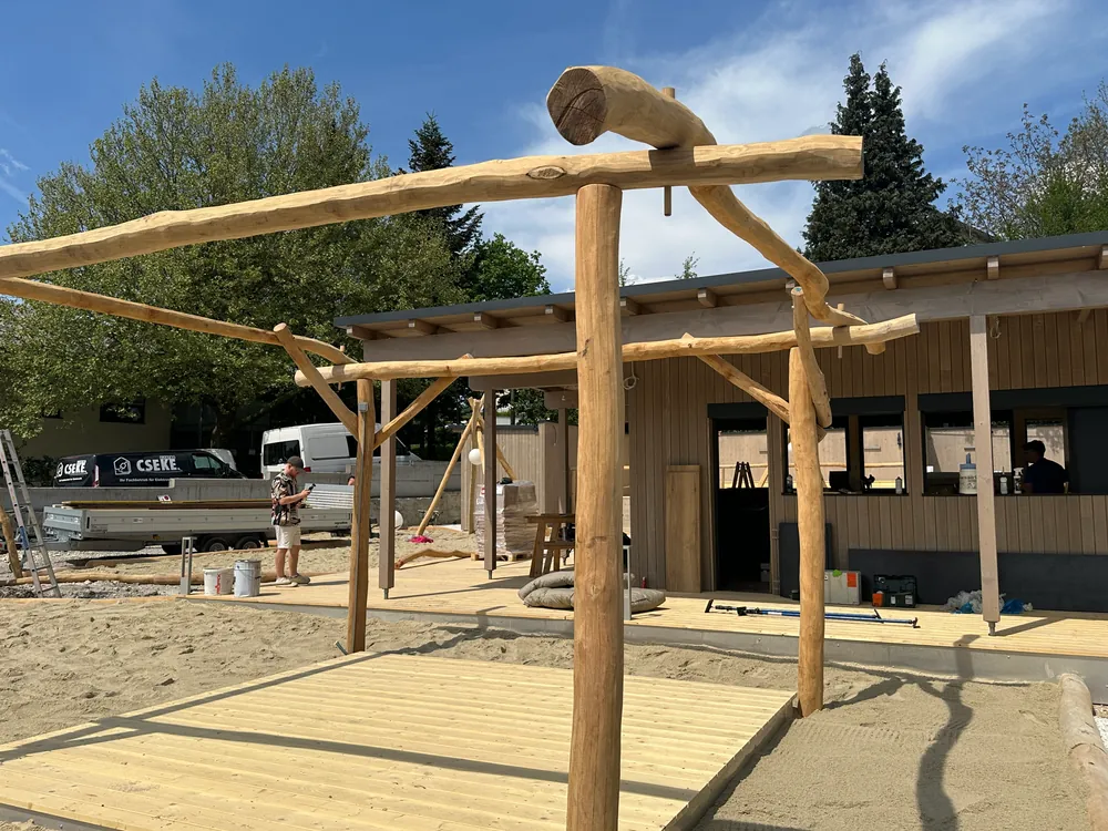 Broooklyn Bay im Bau: Bar von der Terrasse